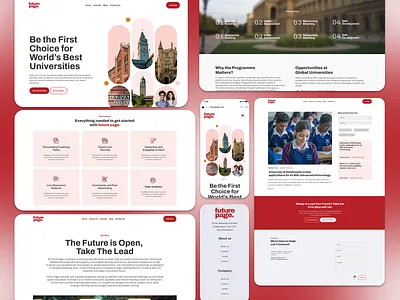 The Future Page – Bold Ideas Begin Here edtech modernui next.js responsive ui website