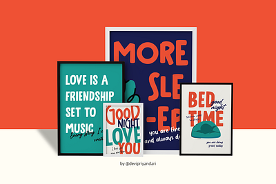 Bedroom Motivational Quotes Poster bedroom colorful graphic design motivational quotes positive vibes poster printable wall art wall art wall decoration