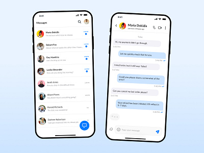 Direct Messaging App UI | DailyUI – Day 013 app design app ui daily task daily ui daily ui challenge dailyui direct messaging direct messaging app messaging messaging app messaging app ui messaging ui mobile app mobile app ui product design ui challenge ui design uiux user interface ux design