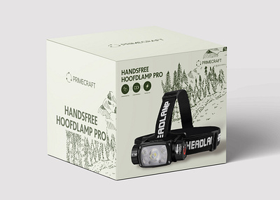 Product Packaging Box Design For Handsfree Hoofdlamp Pro customboxdesign