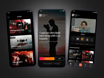 📸 COCA – Creativity in Focus android app development ios mobileapp ui website