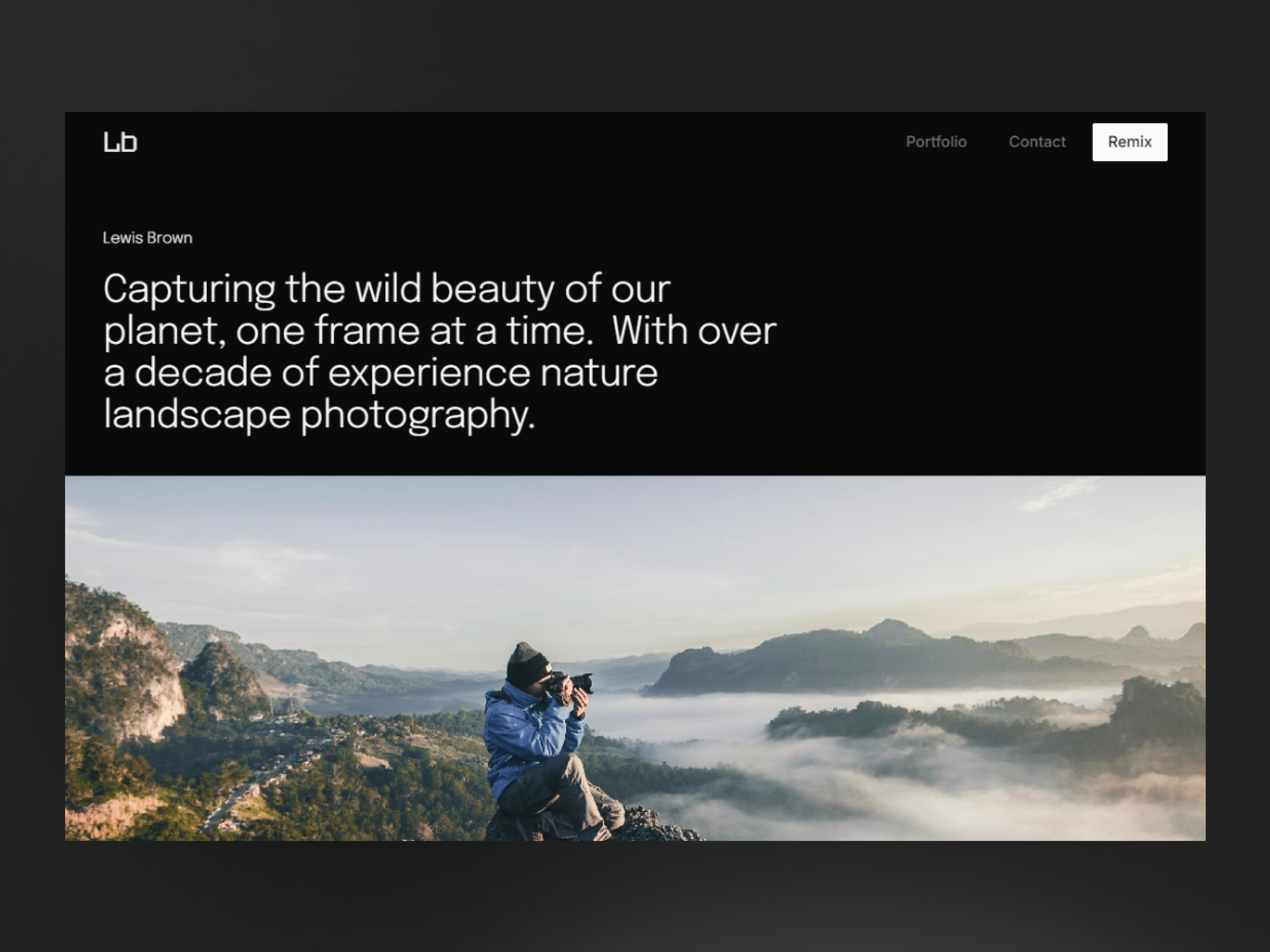 Example of Framer Web Design