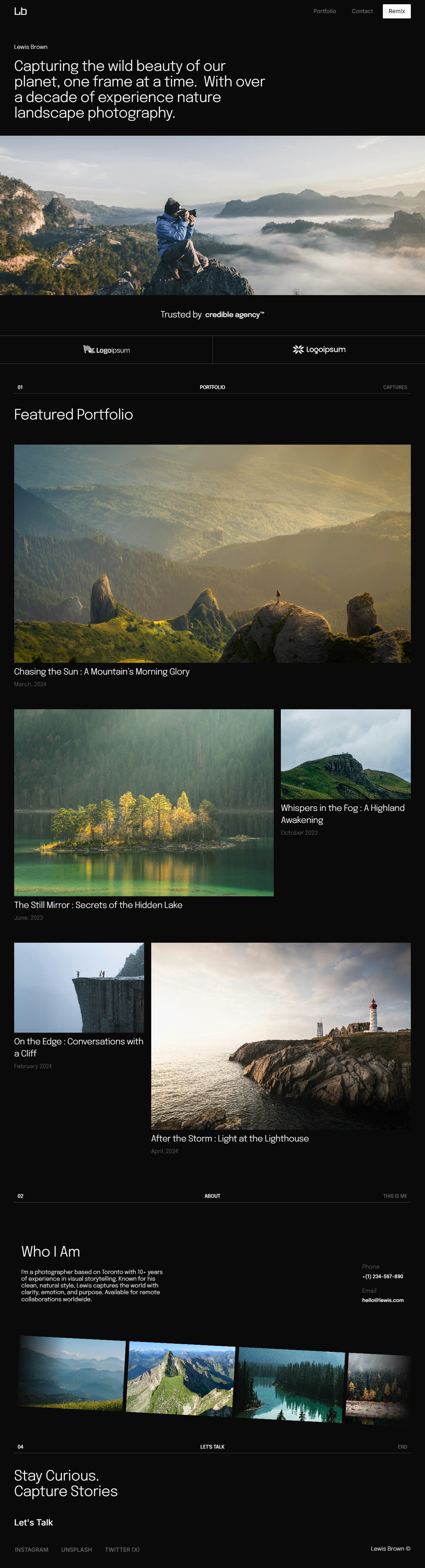 Example of Framer Web Design