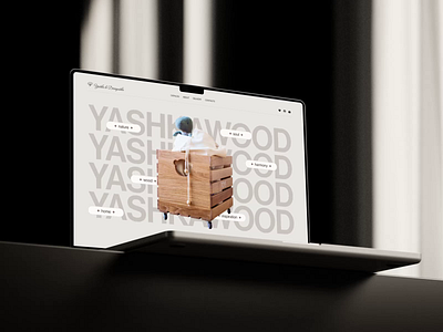 YashkaWood | Main Page Animation animation designinspiration ecommerce furnituredesign homepage interactiondesign minimaldesign motiondesign scroll ui uianimation uidesign uxui webdesign
