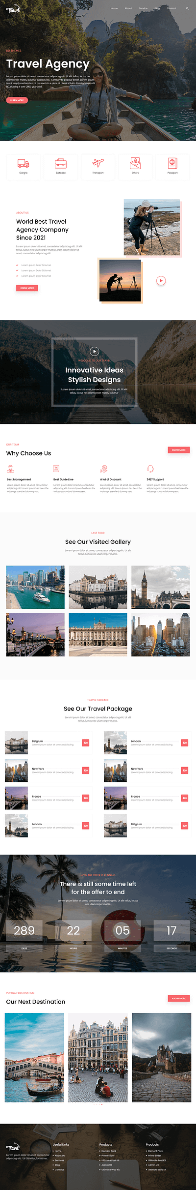 Tour & Travel Agency Full Website Design | WordPress Website travel about page design travel agency travel agency website travel contact page design travel home page design travel service website travel services page design travel services website travel web design travel website design travel wordpress website