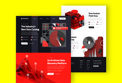Landing Page design figma ui website design