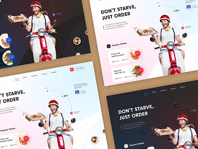 Delivery Application branding design figma graphic design illustration logo ui ux website design