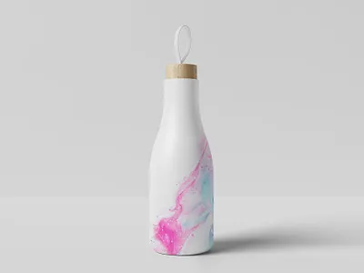 Bottle Drink Mockup app branding design graphic design illustration logo mockup tablet display typography vector