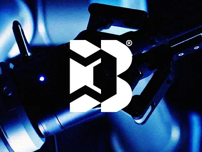 BIONIC — Logo brand branding design digital geometric graphic design grid icon letter b logo marks minimal minimal logo modern logo monochrome monogram visual