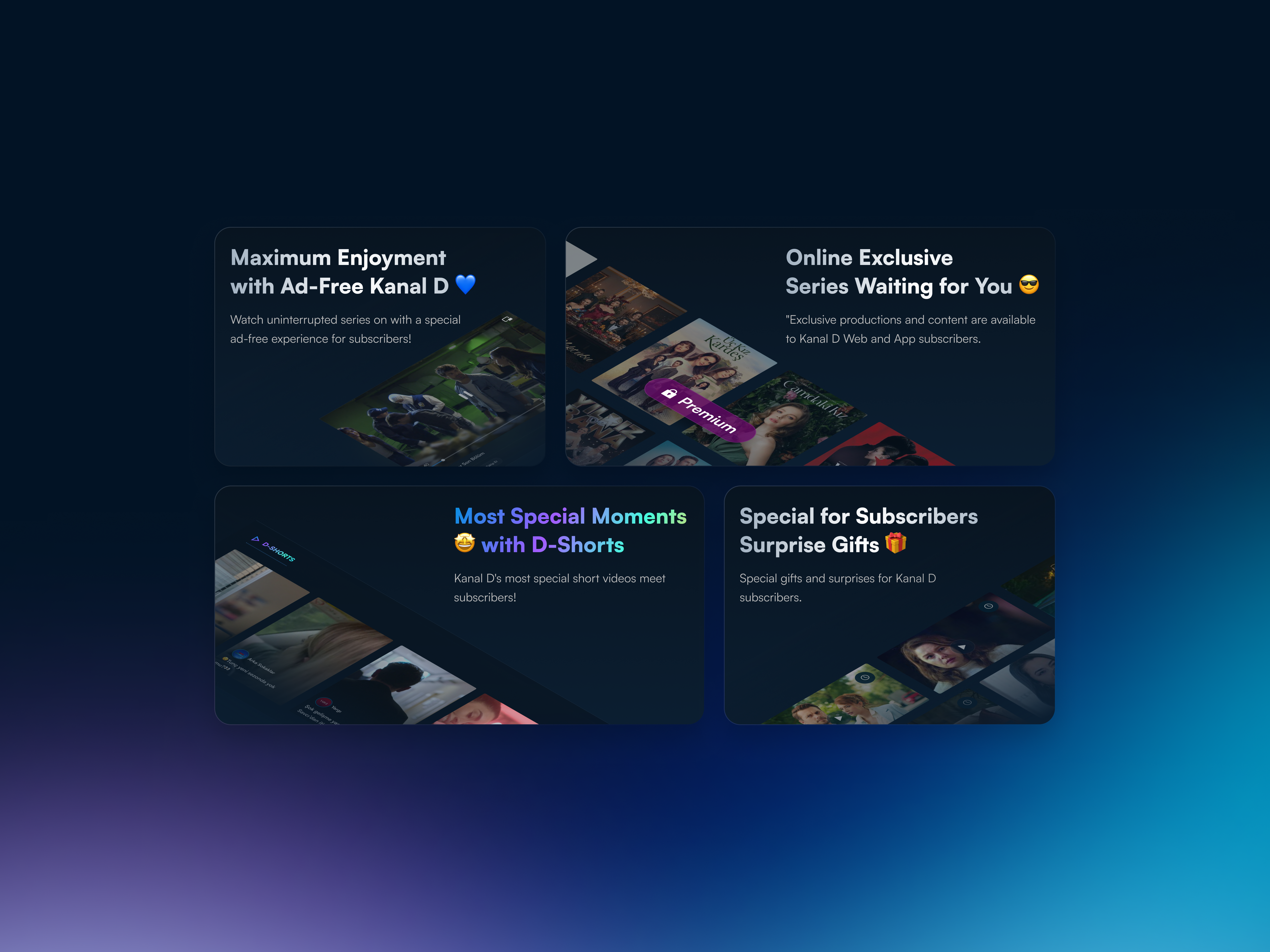 Kanal D 💙 Bento Card