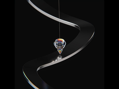 Stairway to Heaven 3d 3d ui animation animation application best animation branding crypto dark theme design fintech glass illustration minimal motion graphics motion poster popular animation product demo product promo ui web design