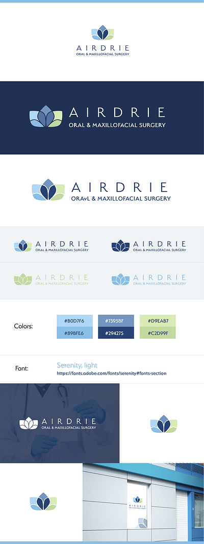 Airdrie logo presentation branding graphic design illustration logo