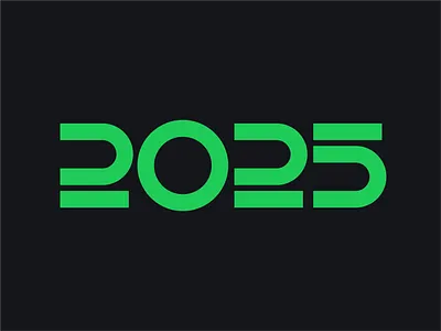 2025 2025 logo mark numbers symbol typography