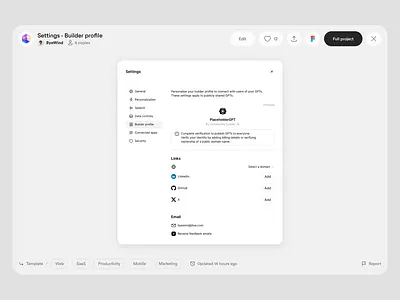 UI.live – Post Detail Prototype animation clean minimal ui ui design ux design