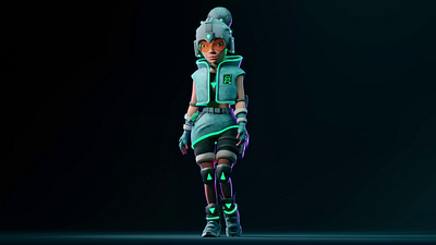 Xela Character Creation 3d animation 3d art 3d character animation character design character modeling concept art game animation game art game asset game design scifi