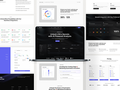 Clavio - SaaS UI Kit Design agency figma framer interface design landing page modern product design saas saas design startup tech ui ui design ui kit ux ux design uxui web design website website template