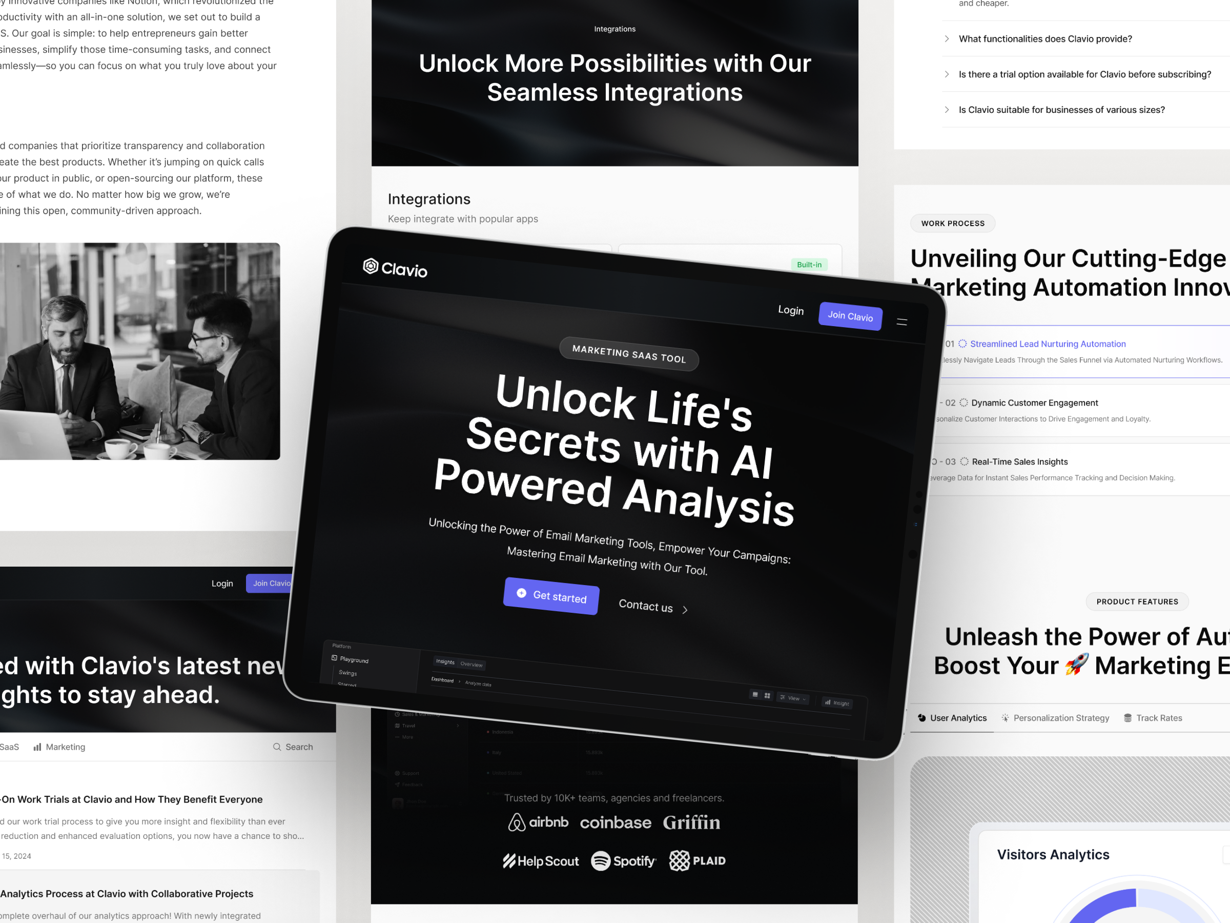 Example of Website UX/UI Design