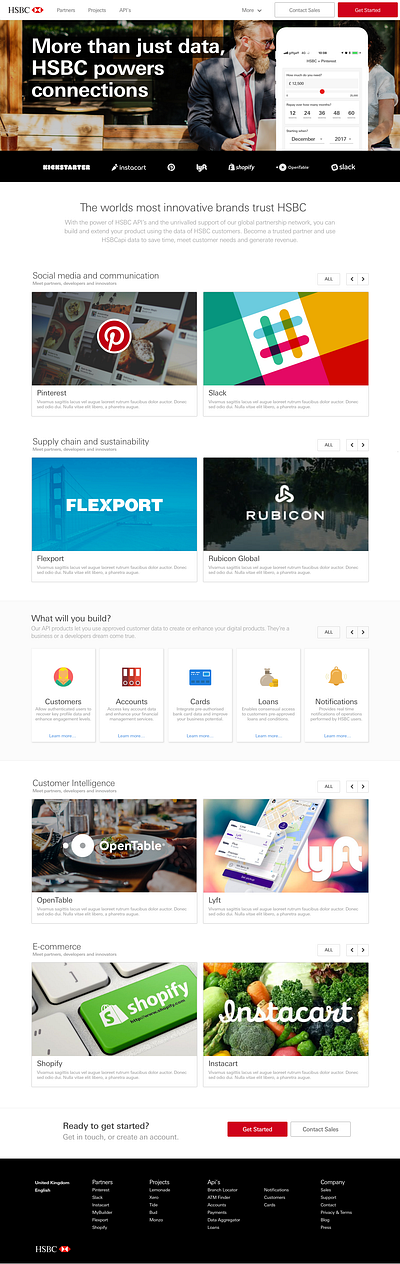 Landing page