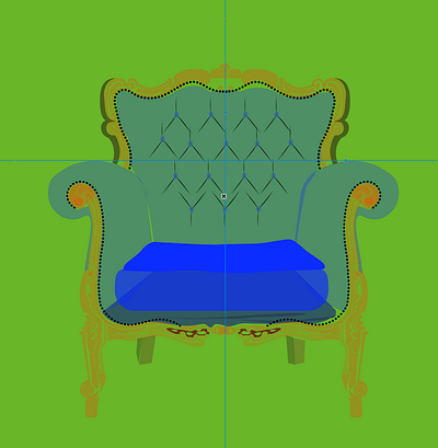 Chstrfld :: WIP chair chesterfield doodle illustration no mouse shunte88 vector