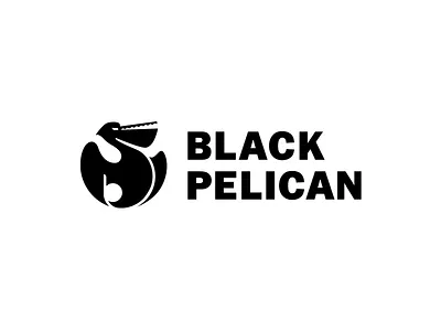 Black Pelican black brand branding design dragon evil font identity illustration letter logo logotype manufacturer pelican van