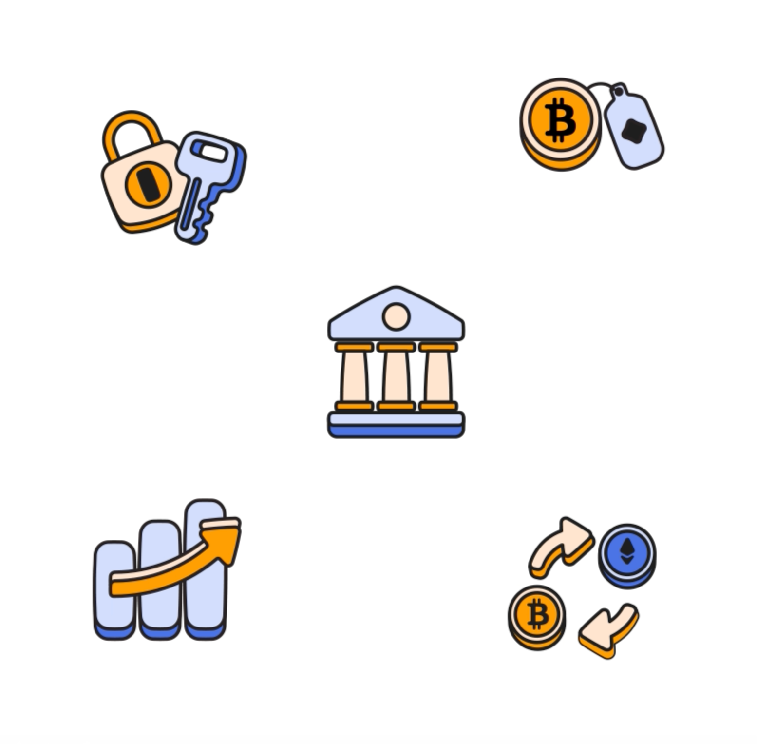 Web3 Icons animation branding clean design illustration logo minimalist motion graphics ui user interface ux vector