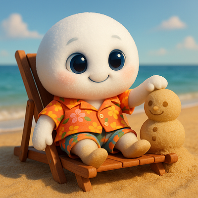Snowie mascot variants explorations ai branding character design exploration genai mascot