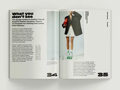 Editorial Layout branding designsystem editorial editorialdesign fashion graphic design layout logo magazine typography typographygrid visualidentity
