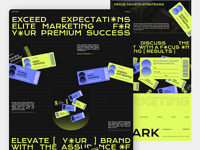 MASHARK | MARKETING AGENCY LANDING PAGE DESIGN branding corporate website design graphic design illustration landing landing design landing page landing page design poster ui ux website website design