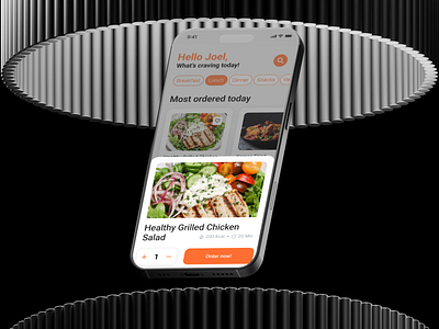 Day 016- Popup Screen app daily 100 challenge daily ui design figma food ordering mobile orange popup screen product design ui ux