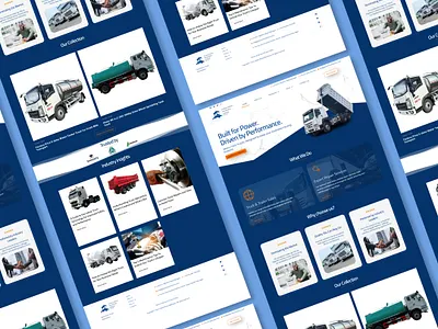 Global Rhino Machinery Web Design and Development colourpalette creative design design ui