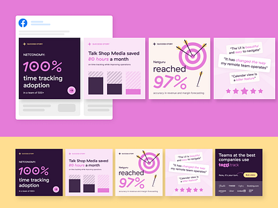Toggl - Carousel Ad Design instagram ads
