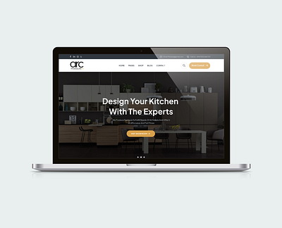 Interior Designer Landing Page Design. freelancing graphic design ui uiux website