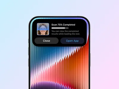 iOS Dynamic Island - Image Search apple design dynamic island ios mobile app ui ux widgets