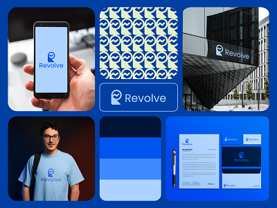 Revolve - Letter R + Growth Finance Logo Concept accounting banking brand identity branding corporate finance finance logo financial financial growth financial services fintech growth investment lettermark logo logo design minimal modern r logo