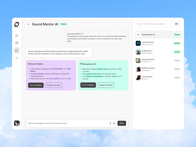 013 - Direct Message 013 ai artificial intelligence branding chat chatbot dailyui dailyuichallenge design direct message illustration logo music product design ui ui design uidesign uiux web design webdesign