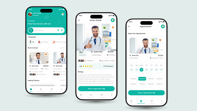 Doctor Suggestion App appdesign doctorapp mobile app mobile app design mobileapplication ui ui design uiux