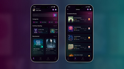 E Book App ebook app design mobile app mobile app design mobile application uiux user experience user interface