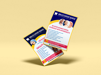 Professional Smile Expert Dental Clinic Flyer Design