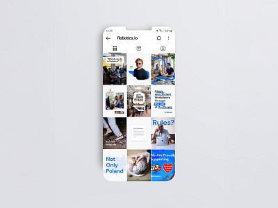 Flobotics - Instagram Brand Voice brand voice branding feed instagram social media social media content