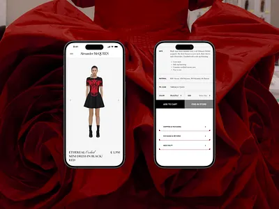 Alexander McQueen — IDENTITY. alexander mcqueen app art brand brand identity branding campaign couturier design fashion graphic design logo mcqueen mobile mobile app performance style ui ux website