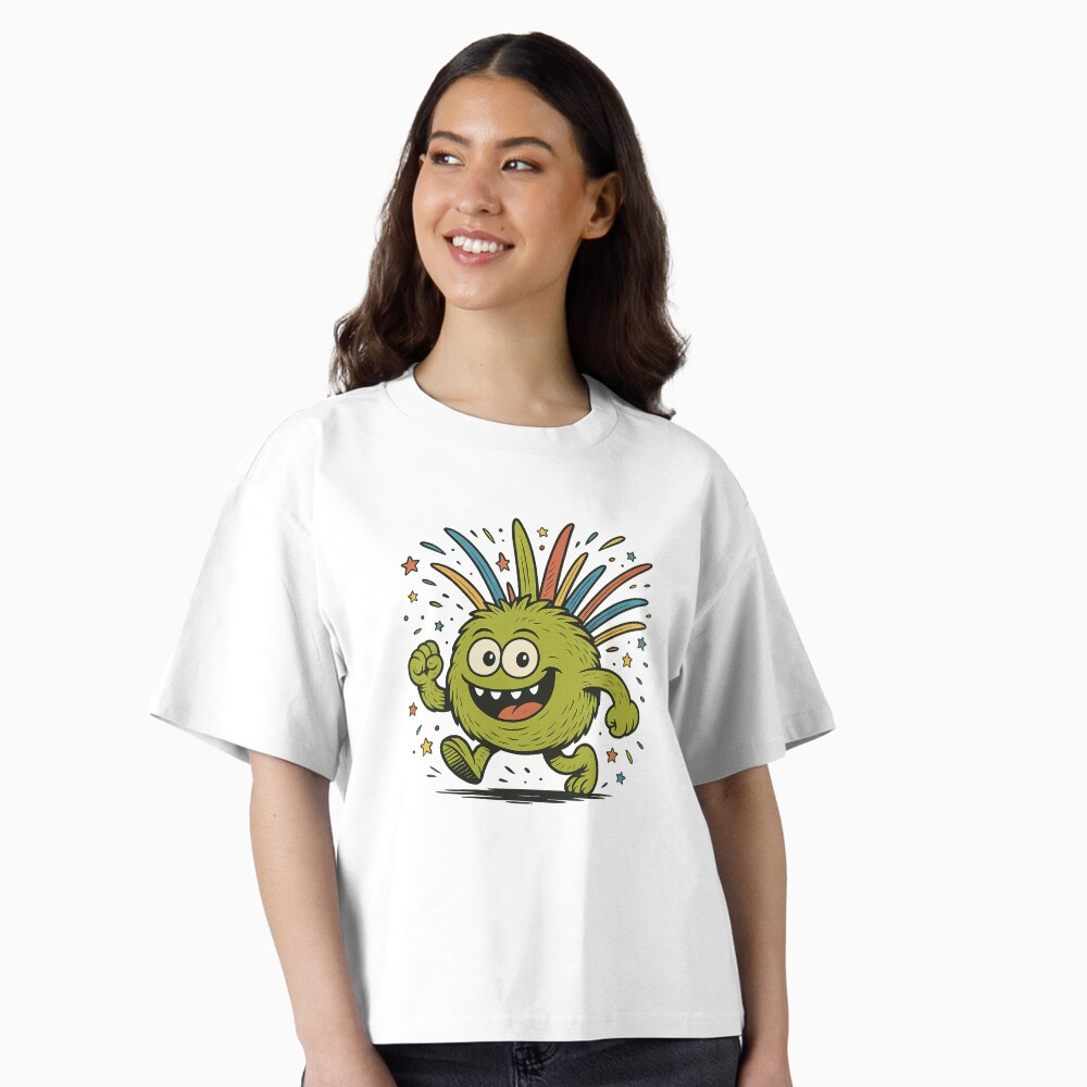 Happy Monster Cartoon 3d animation branding cartoon dad digital art fathers day graphic design illustrator logo monster motion graphics ui vector