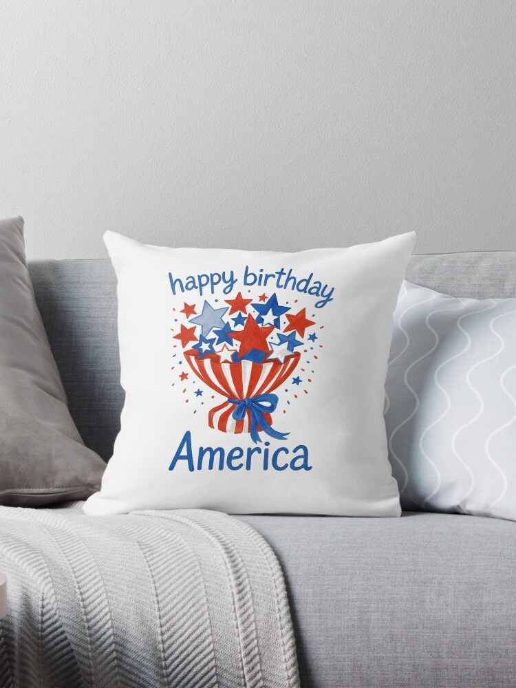 Happy Birthday America – 4th of July 3d 4th july animation branding dad fathers day graphic design independence day logo motion graphics ui