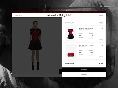 Alexander McQueen — IDENTITY. alexander mcqueen art bag brand brand identity branding campaign cart couturier design fashion graphic design logo mcqueen mobile performance style ui ux website