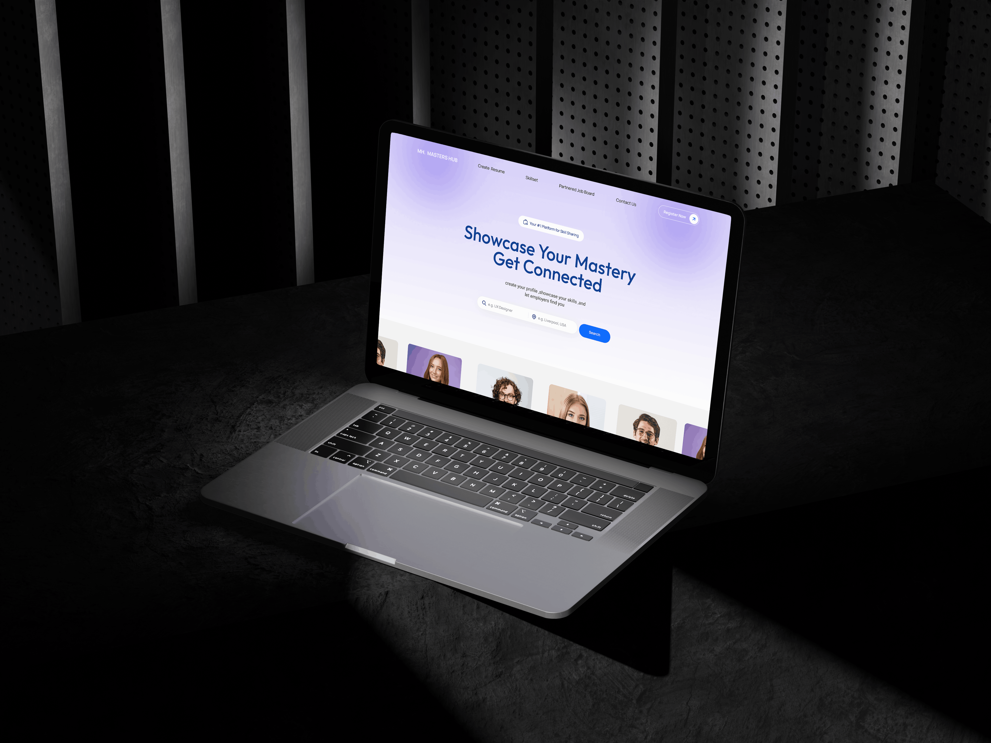 🎨 Creative Portfolio Platform UI/UX Design | Gulshan Nabila app branding design graphic design typography ui ux