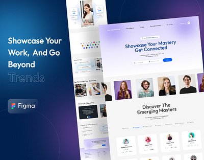 🎨 Creative Portfolio Platform UI/UX Design | Gulshan Nabila app branding design graphic design typography ui ux
