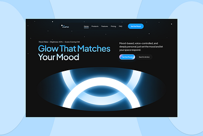 Luma Hero design gradients hero section design landing page design ui design