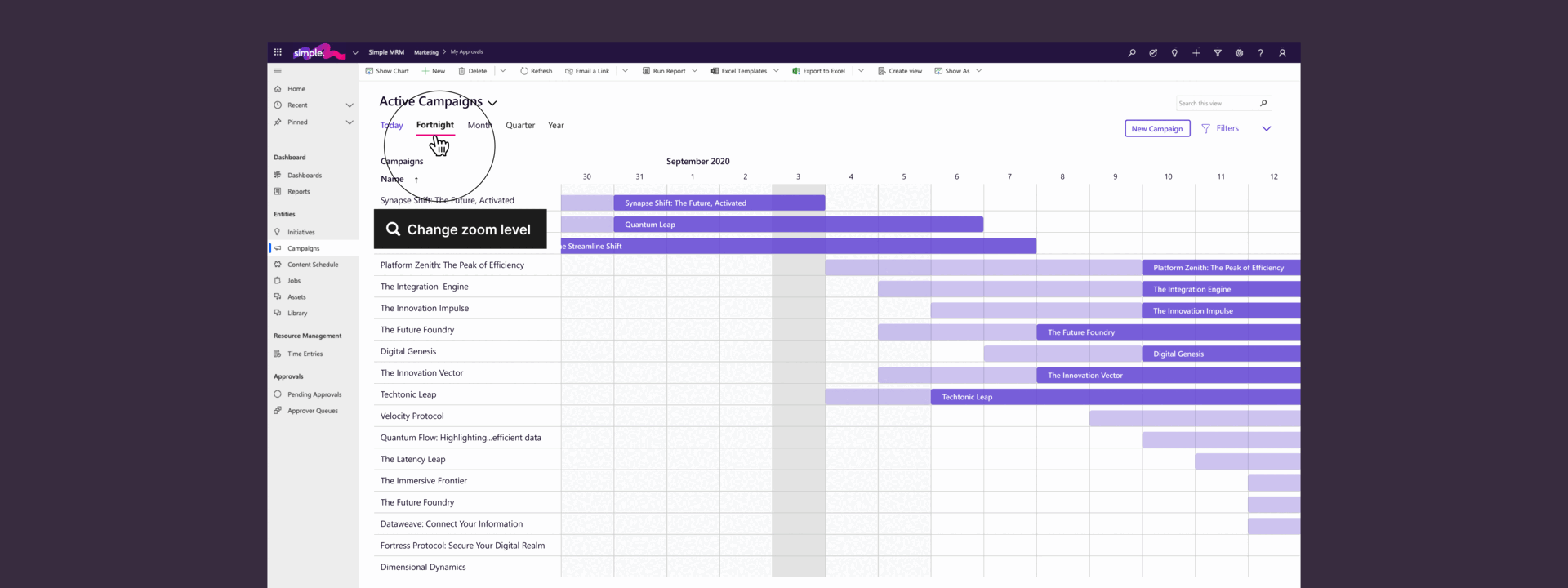 Campaign calendar feature teamcollaboration