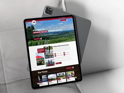 Hudson Valley Tours & Events – Tour Booking Website Design adventure travel providers custom travel planner ui destination event booking event planner platform hudson valley brand landing page luxury travel services tour operator website tourism travel agencies travel booking interface ui ux design vineyard tour website wine tour design