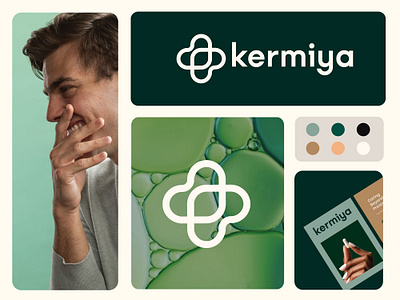 Kermiya 3d branding colors health icons label logo minimal packaging packaging design poster supplement ui vitamins wellness