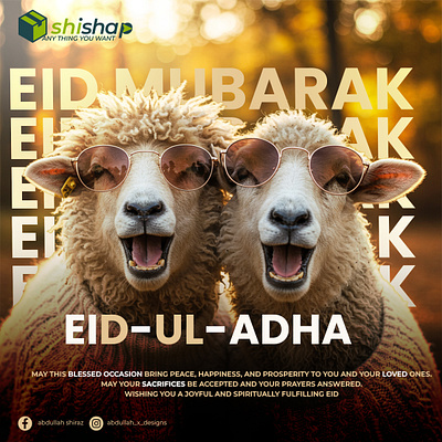 eid post design branding custom design graphic design illustration post post design